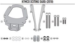 Adaptador-top Kymco Xciting S400i (18 > 23)