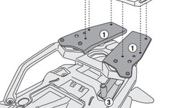 Adaptador-top BMW F 750 GS (18 > 23) y F 850 GS (18 > 23)