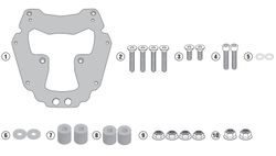 Adaptador b??ul moto guzzi v85 tt (19 > 23)