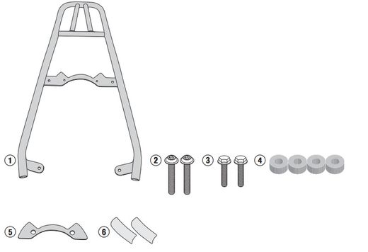 Portaequipajes yamaha xsr700 (16 > 21)