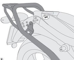 Portaequipajes Moto Guzzi V7 III Stone/Special/17>20