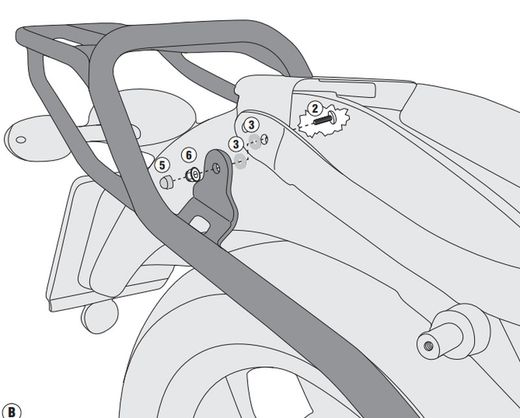 Portaequipajes Moto Guzzi V7 III Stone/Special/17>20