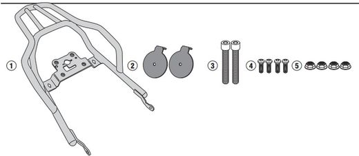 Portaequipaje Kawa. Z 900 RS (18 > 23)
