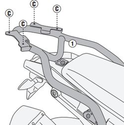 Portaequipajes Aprilia Tuareg 660 (21 > 23)