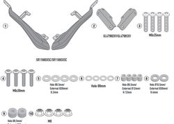Adaptador parrilla con asas h.xadv 750 / forza 750 21>