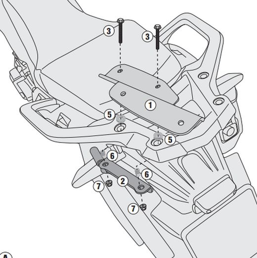 Adaptador-top Honda CRF1000L Africa Twin (16 > 17)