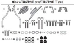 Adaptador-top Yamaha Tracer 900 / Tracer 900 GT (18 > 20)