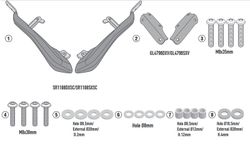 Soporte maleta Givi Honda Xadv y forza 750 2021> SR1188