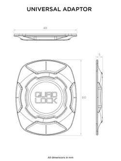 Adaptador universal QUAD LOCK Adhesivo