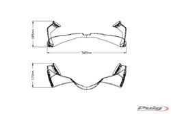 Honda CBR1000RR FIREBLADE/SP 20> Alerón frontal