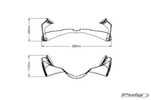 Honda CBR1000RR FIREBLADE/SP 20> Alerón frontal