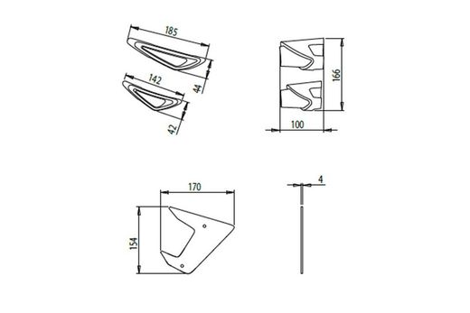 Yamaha MT-09 / SP 17>20 Alerones Naked
