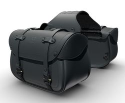 Alforjas cafè racer, 28 l.en cuero de búfalo Kappa MLW01