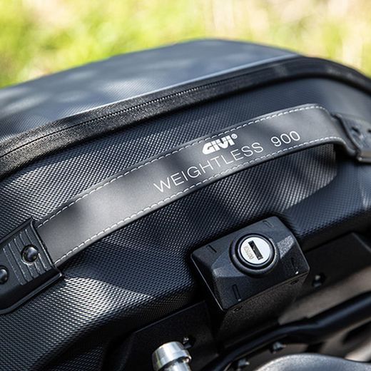Alforjas laterales MONOKEY« semirr??gidas, 25 l. Givi wl900 weightless (juego)
