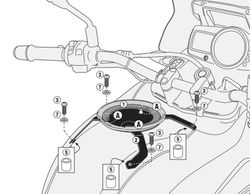 Anclatge tanklock givi bf19 (bmw)