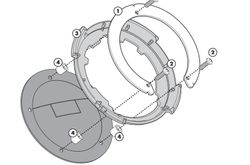 Anclaje tanklock givi bf20 (honda)