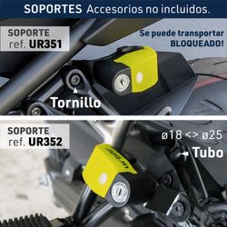Antirrobo de disco Urban UR6 con alarma 120dba