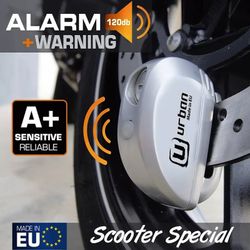 Antirrobo de disco Urban UR22 con alarma 120dba