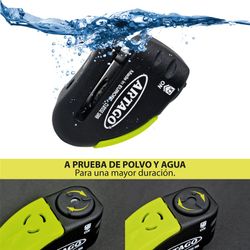 Antirrobo Disco con Alarma MOTO Ø 14 mm 120 dB Alta Gama