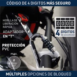 Antirrobo, Mosquetón para casco. Urban UR140