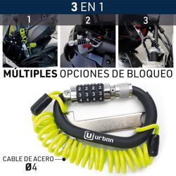 Antirrobo, Mosquetón para casco. Urban UR140