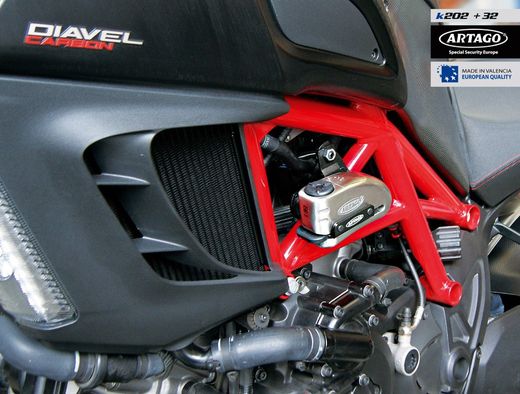 Artago K202 Soporte para Antirrobo de Moto Artago 32