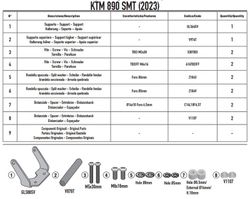 Barra porta Smartphone KTM 890 SMT 23>