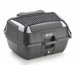 baul B45+ GIVI con resplado, parrilla, alfombrilla y red