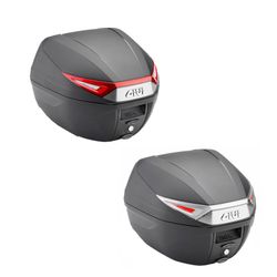BaÃºl Givi C30N/NT 30 L. (negro) con catadiÃ³ptricos rojo. MONOLOCKÂ®