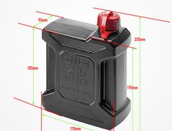 Bidó de transport benzina-aigua-oli 2,5lt