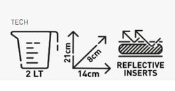 Bolsa de pierna 2 litros Kappa ST111