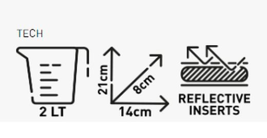 Bolsa de pierna 2 litros Kappa ST111