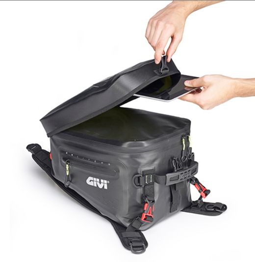 Bolsa de deposito impermeable negra, 20 l., Givi GRT715
