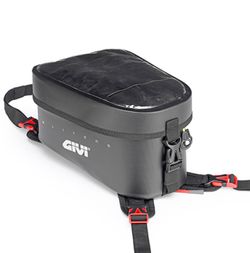 Bolsa deposito impermeable negra, 6 lts, interior amarillo. Givi grt716