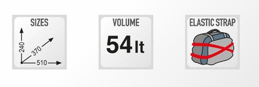 Bolsa interior wp/cargo/sillinmaleta 58/56lts.obk58-ala56