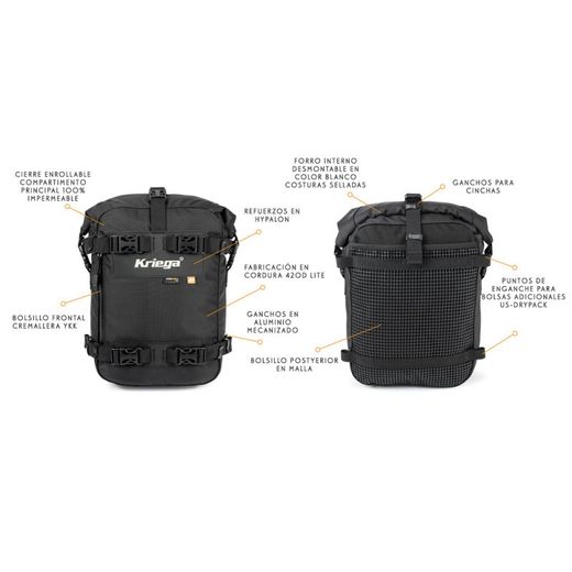 Bolsa kriega us-10 drypack cordura