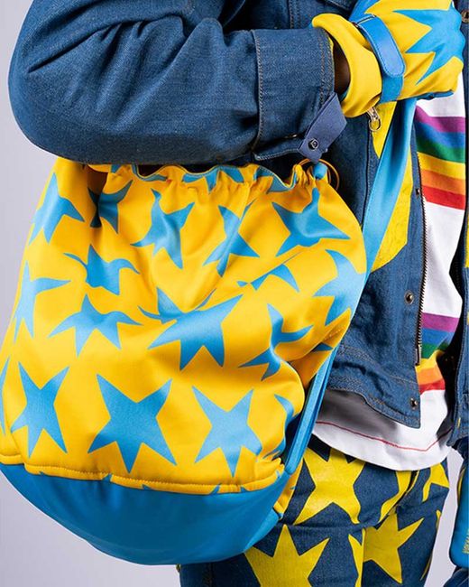 Bolsa Portacasco Agata Ruiz de la Prada Constelación Amarilla