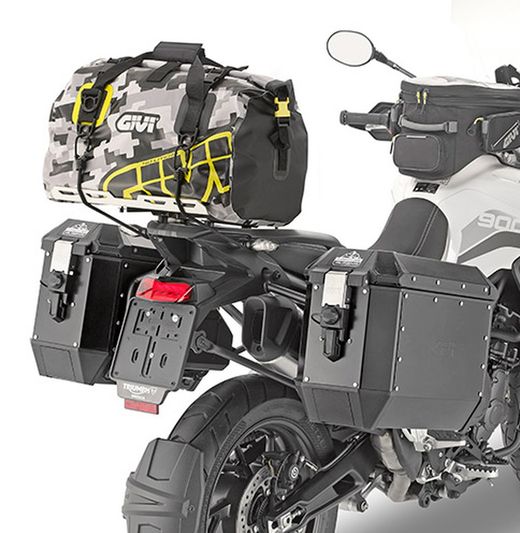 Bolsa sill??n impermeable de 40 ltr. camuflaje gris y amarillo.Givi Ea115cm