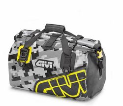 Bolsa sill??n impermeable de 40 ltr. camuflaje gris y amarillo.Givi Ea115cm