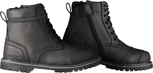 Botas de Moto RST Roadster 3 CE | Negro Clásico | Protección Certificada 1222 | Estilo Vintage