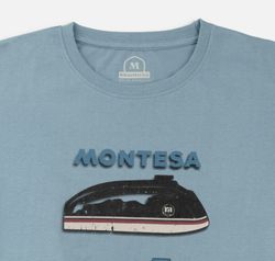 Camiseta Montesa Fuel Tank Azul claro