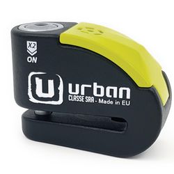 Candado Antirrobo Disco Alarma 120db, Avisador, A+, Doble Cierre ø10, Urban ur10