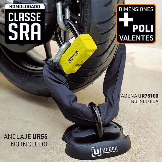 Candado Antirrobo Moto Alta Seguridad 18 mm UR75