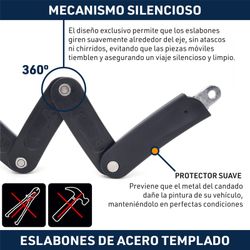 Candado Bicicleta Plegable, Visible, 70 cm UR469Y