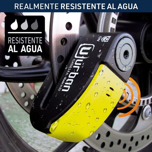 Candado Moto Disco Alarma Hi-Tech 120dB, URBAN 999