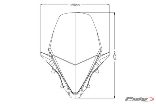 PCX125 21>25 CARENABRIS V-TECHLINE