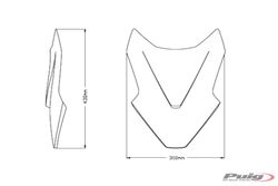 HONDA FORZA 750 21' CARENABRIS V-TECHLINE SPORT