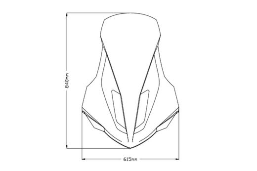 N-MAX 125 21>23 Parabrisas V-tech line Touring
