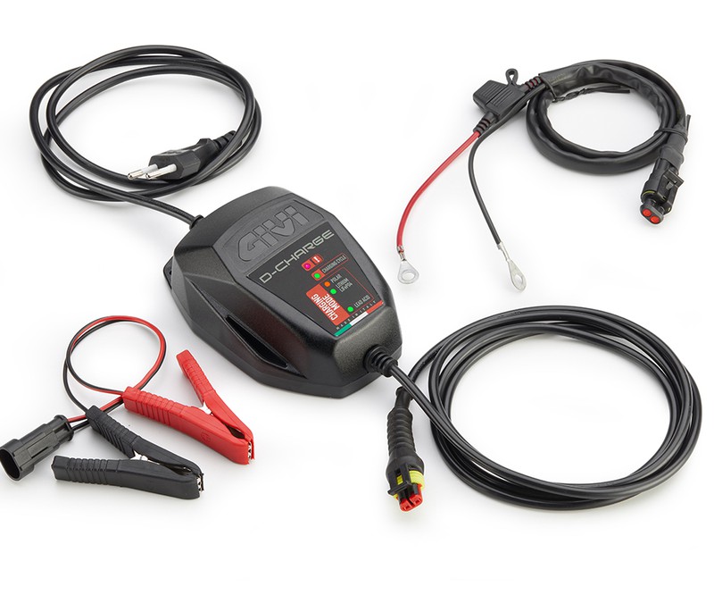 Cargador batería/ Mantenedor cargador de batería de moto (1 Amp