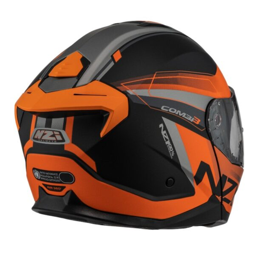 Casco Abatible NZI Combi 3 Duo Daily Black & Orange & Antracite Matt